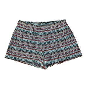 Mittoshop High Waist Red and Blue Shorts